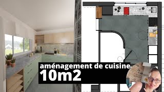 Réussir son amenagement cuisine 10m2 [upl. by Dhu]