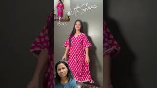 meesho kaftan haul kaftan fashion onlineshopping haul meeshohaul meesho treanding shorts [upl. by Oiratnom]