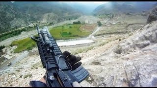 US Soldier Survives Taliban Machine Gun Fire During Firefight [upl. by Bili]