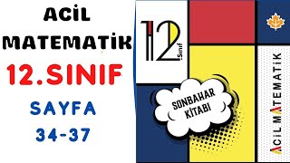 12SINIF ACİL MATEMATİK SONBAHAR KİTABI LOGARİTMA TEST 1 VE 2 [upl. by Annekim]