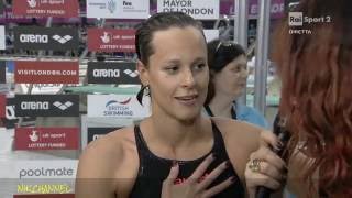 Federica Pellegrini ORO 200sl Europei di nuoto Londra 2016 [upl. by Ekaj]