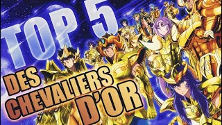 TOP 5 des MEILLEURS CHEVALIERS DOR de SAINT SEIYA [upl. by Hound]