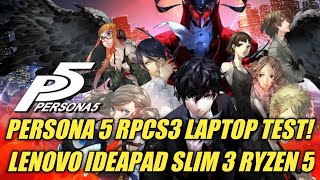 Persona 5 RPCS3 Ryzen 5 Lenovo IdeaPad 3 Slim Test  HD [upl. by Anirbus391]