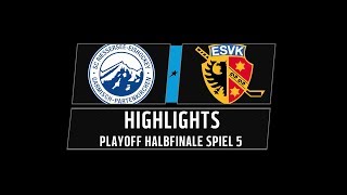 DEL2 Highlights Playoffs Halbfinale Spiel 5  SC Riessersee vs ESV Kaufbeuren [upl. by Balkin]