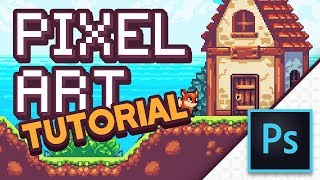 PIXEL ART in Photoshop Tutorial [upl. by Gaspard]