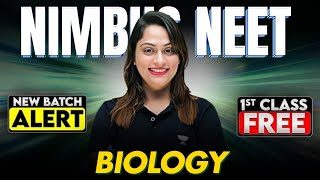 Nimbus NEET Batch First FREE Biology Class for Class 10  Shivangi Maam [upl. by Evars884]