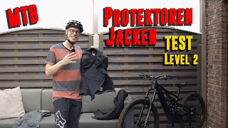 MTB Protektorenjacke Test  Evoc Protector Jacket Pro amp POC SPINE VPD 20  Protektoren Jacke Level2 [upl. by Aikehs616]