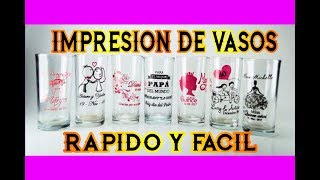 COMO IMPRIMIR VASOS CON SERIGRAFIA [upl. by Irena]