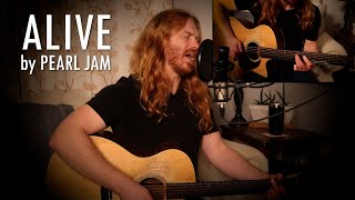 quotAlivequot by Pearl Jam  Adam Pearce Acoustic Cover [upl. by Baryram]