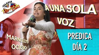 RDV  Marnelly Ocasio  A Una Sola Voz Predica DÍA 2 [upl. by Leugimsiul544]