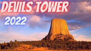 Devils Tower National Monument Wyoming [upl. by Ardnnek189]