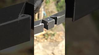 cutting tricks on tube iron welder [upl. by Flin259]