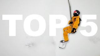 My Top 5 BEST Chairlifts for Snowboarding [upl. by Beck]