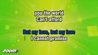 The Stylistics  Cant Give You Anything But My Love  Karaoke Version from Zoom Karaoke [upl. by Accever]