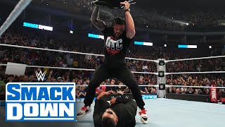 FULL SEGMENT Roman Reigns lays waste to The Bloodline SmackDown Aug 9 2024 [upl. by Parris792]