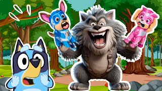 CUENTO los siete cabritos y EL LOBO con la patrulla canina y BLUEY [upl. by Brower627]