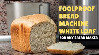 How To Make Fluffy White Bread In A Bread Machine Super Simple Recipe [upl. by Fogarty]