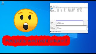Festplatte wird nicht erkannt I Windows 10 I HDD I SSD [upl. by Melli]