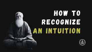 How To Recognize An Intuition  Know the Meditation Secrets [upl. by Giah287]