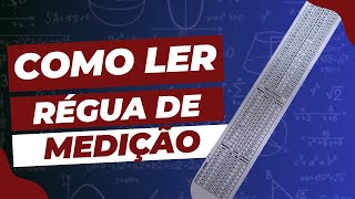 Como ler medidas em MILÍMETROS e POLEGADAS na régua de inversão [upl. by Anayaran]