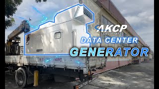 AKCP 1 Megawatt Test Data Center  Generator [upl. by Nawyt]