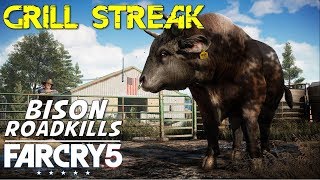 Grill Streak How to Collect Meat from Bison Roadkill Chads Mission Walkthrough  Far Cry 5 [upl. by Naimed]