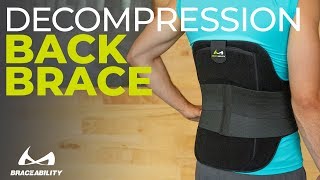 Spinal Decompression Brace with Hot amp Cold Therapy for Back Pain Treatment by BraceAbility [upl. by Navap]