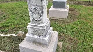 Woodward  Gwinn cemetery Fisher family plot Madison Co Indiana cemetery Indiana [upl. by Nalyac73]