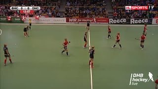 Hallenhockey I DM 2016 Damen Halbfinale I Berliner HC  Düsseldorfer HC [upl. by Hildagarde]