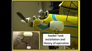 How to add quotFeeder Tanksquot to Nitro Powered RC airplanes plus demo flight with Aeromaster [upl. by Lilia729]