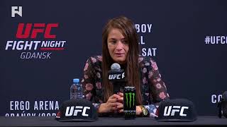 UFC Fight Night Gdansk Karolina Kowalkiewicz Calls Out Jessica Andrade [upl. by Graniah]