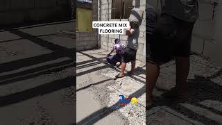 GENTO MAG PATAG NG CONCRETE MIX PARA SA FLOORING construction flooring short shortsvideo [upl. by Knuth903]