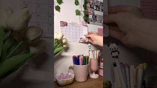 Mini calendar ✨ asmr stationery asmr stationery [upl. by Matty]