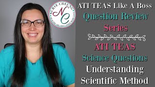 ATI TEAS Like A Boss Question Review Series  Science Questions  Scientific Method [upl. by Sisile991]