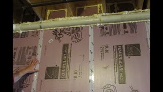 Finishing a Basement  Part 1  Basement Insulation amp Damp Proofing [upl. by Cogen]