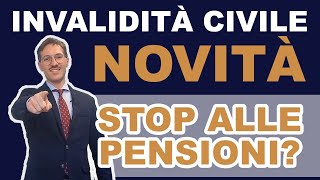 Pensione di invalidità STOP alle pensioni DOPO i 65 o i 67 anni [upl. by Westleigh]