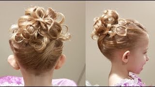 Cute Chain Updo  Princess Hairstyle  Cute Girls Hairstyles [upl. by Aserej857]