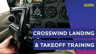 Crosswind Takeoff and Landing Techniques [upl. by Alinoel]