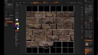 ZBrush Tileable Textures 01  25D Workflow [upl. by Arrotal]