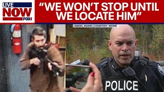 Maine mass shooting Shooter still at large update on manhunt  LiveNOW from FOX [upl. by Iturk]