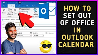 How To Set Out Of Office in Outlook Calendar [upl. by Adaiha]