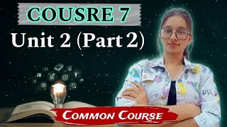 Course 7  Unit 2 Part 2  DEdSpl 2nd Year  Common Course  By  Harshika Gupta [upl. by Kristoffer]