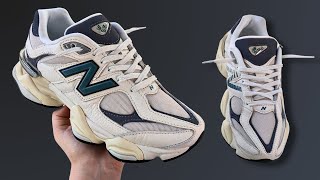 HOW TO LOOSE LACE NEW BALANCE 9060  NEW BALANCE LACING [upl. by Llehcim]