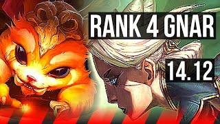 GNAR vs CAMILLE TOP  Rank 4 Gnar 6 solo kills  TR Challenger  1412 [upl. by Caril]