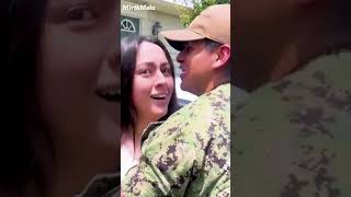 Soldier Return Home Surprise ❤️ [upl. by Huston526]