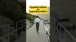 Hypothyroidism vs Hyperthyroidism symptoms  wellnessjourney thyroid autoimmunedisease [upl. by Adniral]