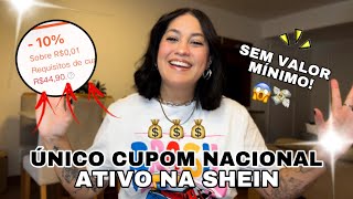 CUPOM NACIONAL DA SHEIN PARA JULHO DE 2024 [upl. by Githens913]