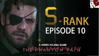 Metal Gear Solid 5 The Phantom Pain  SRANK Episode 10 Walkthrough  Angel with broken wings [upl. by Hodge341]