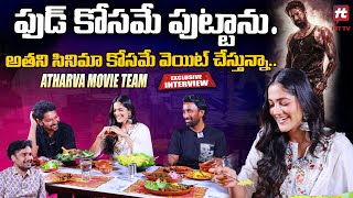 Atharva Movie Team Exclusive interview  Karthik Raju  Simran Choudhary HitTVTalkies [upl. by Cadal]