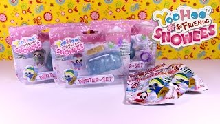 Unboxing YooHoo amp Friends Snowees Playsets Spielsets  Blind Bags [upl. by Ainekahs]